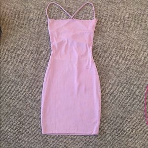 Purple mini dress from Princess Polly.